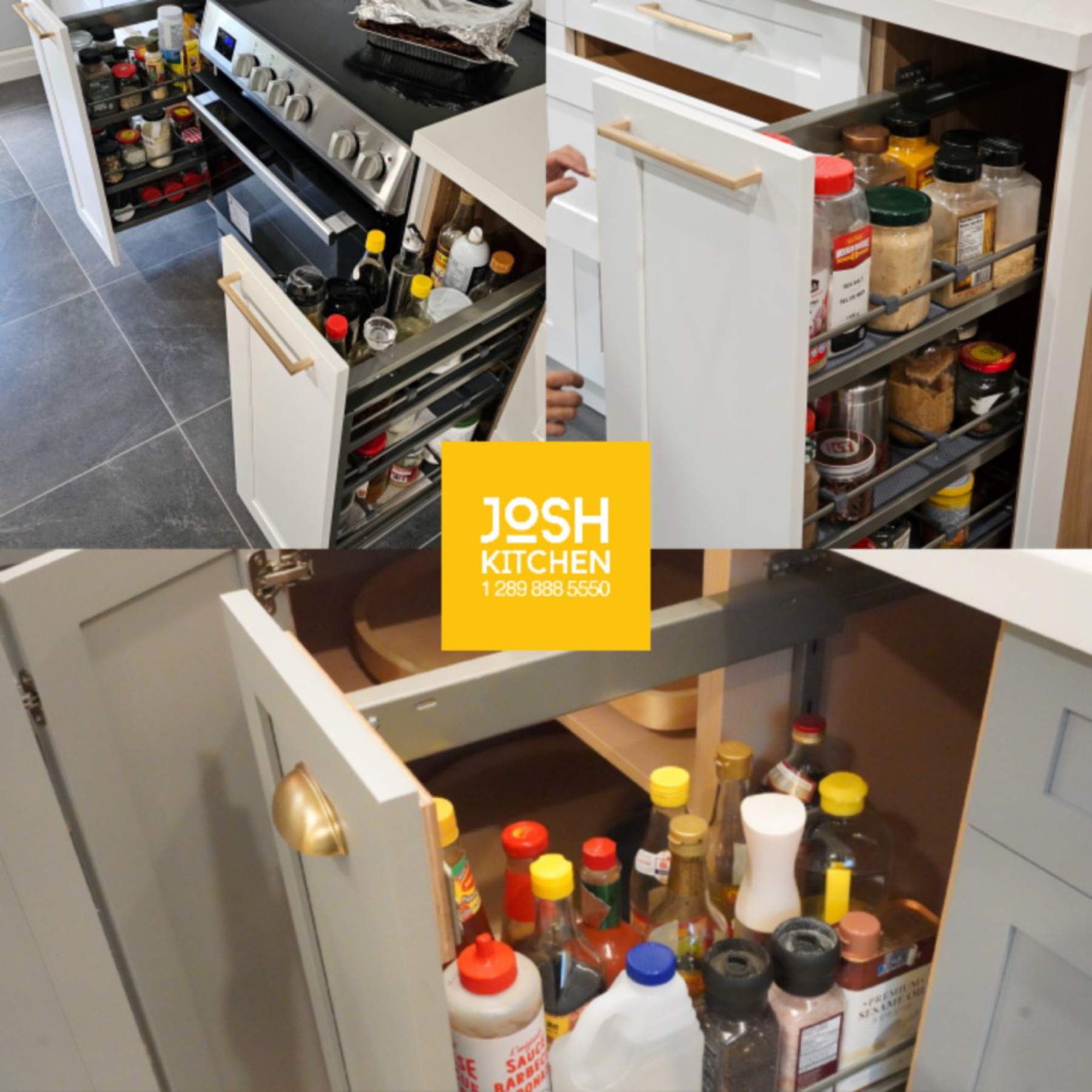 Showroom kitchen detail
